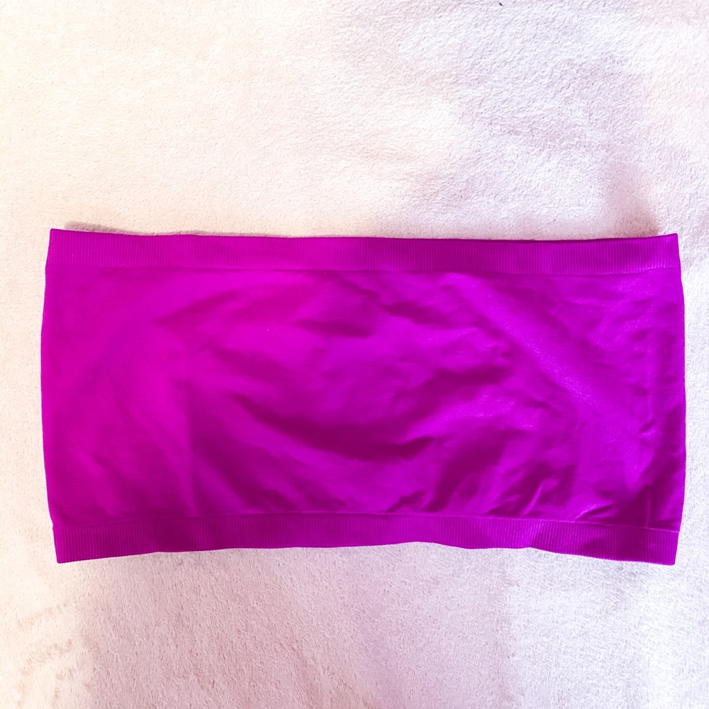 F21 Purple Bandeau Top